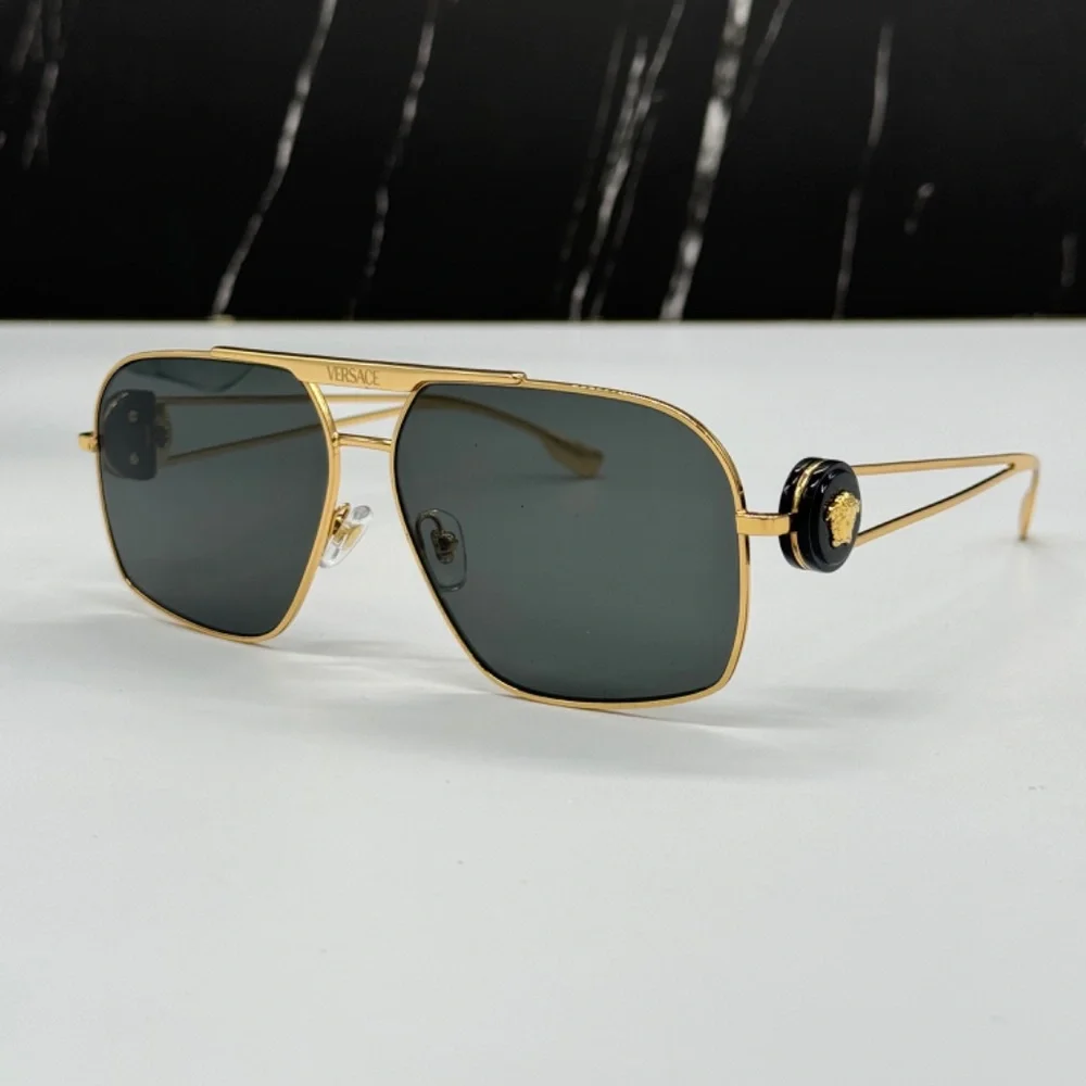 NEW VE2269 1002/87 VERSACE GOLD MOD 2269 1002/87 UNISEX SUNGLASSES VE2269 100287